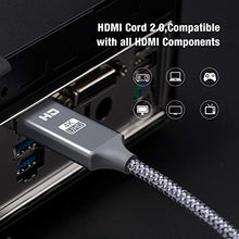 Carica l'immagine nel visualizzatore di Gallery, Cavo HDMI 4k Ultra HD [3m],Cavo 2.0 alta velocità Supporta Ethernet 3m