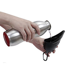Carica l'immagine nel visualizzatore di Gallery, Speedy Bottiglia dell’acqua con ciotola, portatile, da viaggio, per animali...