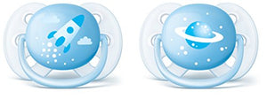 Philips SCF222/20 Succhietto Ultra-Soft 0-6 Mesi con Scudo Flexifit Universo - Ilgrandebazar