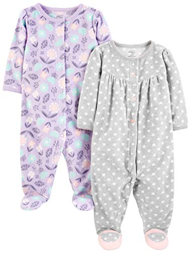 Simple Joys by Carter's Baby Girls - Confezione da 2 pile con piedini per...