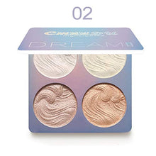 Carica l&#39;immagine nel visualizzatore di Gallery, Shimmer Highlighter Powder Palette,Tavolozza illuminante L&#39;evidenziatore A2 - Ilgrandebazar