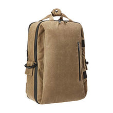Carica l'immagine nel visualizzatore di Gallery, AmazonBasics - Zaino vintage, per fotocamera Pro DSLR e laptop, in tela...
