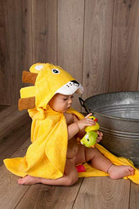 alenyk Asciugamano Accappatoio Leoncino Per Bambini da Bagno 100% Cotone... - Ilgrandebazar