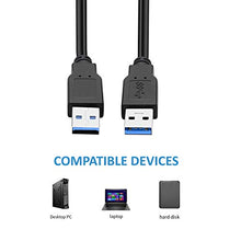 Carica l&#39;immagine nel visualizzatore di Gallery, Ewent Cavo USB 3.0 Tipo A/Maschio a A/Maschio, Doppia Schermatura AWG 1.00 m - Ilgrandebazar