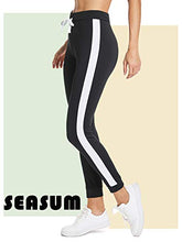 Carica l'immagine nel visualizzatore di Gallery, SEASUM pantaloni sportivi da donna jogging fitness moda lunghi M, Nero #2 - Ilgrandebazar