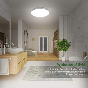 Albrillo Plafoniera LED Soffitto - 18W Lampada da Bianco Neutro - Ilgrandebazar