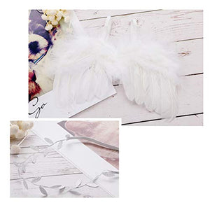 Hifot neonata fotografia prop, ali angelo bambin con Fascia per capelli set,...