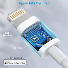 Carica l&#39;immagine nel visualizzatore di Gallery, Cavo iPhone Originale Apple Certificato MFi, Cavo Lightning 1M+2M 2Pack, Cavetto iPhone Cavo Ricarica iPhone Cavo Caricatore iPhone Filo Cavo USB per iPhone 14 13 12 11 Pro Max XS XR X 8 7 6 5 SE iPad