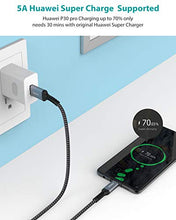 Carica l'immagine nel visualizzatore di Gallery, Nimaso Huawei Cavo USB C 5A[2Pezzi/1M+2M], Type-C 1M+2M, Grigio