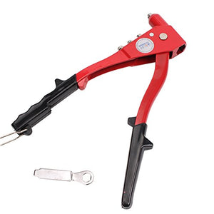 CCLIFE Rivettatrice a pinza, in alluminio, 4 testine, con rivetti forniti in... - Ilgrandebazar