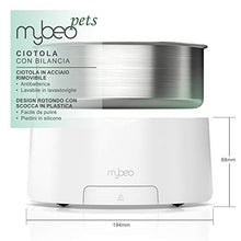 Carica l'immagine nel visualizzatore di Gallery, MyBeo - Ciotola per Cani in Acciaio Inox con Bilancia Integrata - Contenuto...