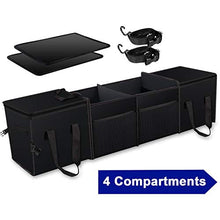 Carica l'immagine nel visualizzatore di Gallery, Borsa bauletto per auto, Bagagliaio organizer auto con cinturini in...