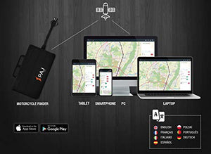 PAJ GPS Motorcycle Finder - Tracker per auto, moto e Localizzaz. ONLINE