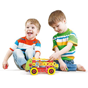 Quercetti- Tecno Jumbo Gioco di Costruzioni, Multicolore, 6155 Multicolore - Ilgrandebazar