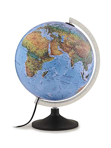 Tecnodidattica - Mappamondo Atmosphere Solid B, Luminoso, Girevole,... - Ilgrandebazar