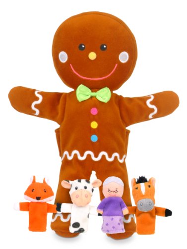 Fiesta Crafts - Set Marionette per Mano/Dita Pan di Zenzero - Ilgrandebazar