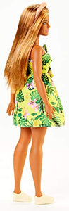 Barbie- Fashionista, Bambola Bionda con Vestito Giallo Stampa a Fiori,... - Ilgrandebazar