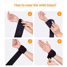 Carica l&#39;immagine nel visualizzatore di Gallery, SUPRBIRD 2 Pezzi Polsiera Elastica Supporto per Polso, Polso Fascia Tutore...
