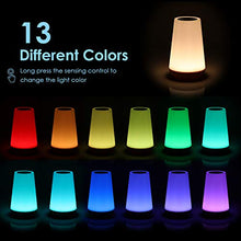 Carica l&#39;immagine nel visualizzatore di Gallery, Auxmir Luce Notturna Bambini Lampada da Comodino Colorata LED con 13...