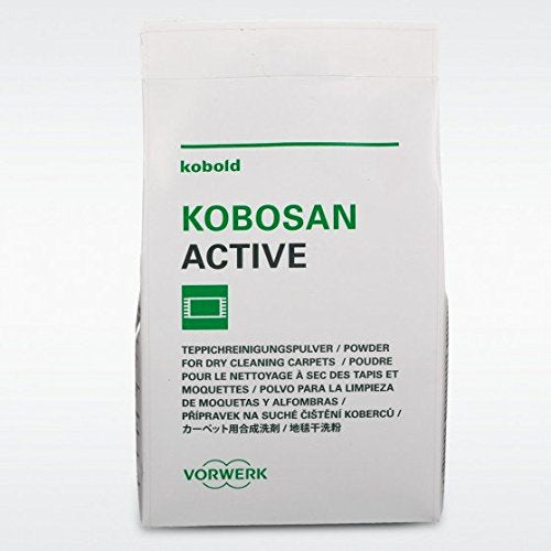 5 BUSTE KOBOSAN ACTIVE 500 GRAMMI POLVERE TAPPETI ORIGINALE VORWERK - Ilgrandebazar