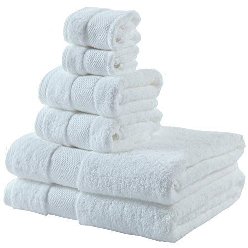 BUNDMAN Set Asciugamani 2 Asciugamano da Bagno Grandi 2 Bianca - Ilgrandebazar