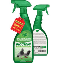 Carica l&#39;immagine nel visualizzatore di Gallery, Gardemia Repellente Vegetale per Piccioni 750ml Spray Disabituante Barriera Olfattiva per Allontanare Scacciare Piccioni dal Balcone, Vespe e Calabroni Dissuasore senza Veleno Ultrasuoni Spuntoni Rete