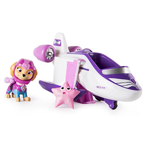 PAW PATROL- Veicolo Trasformabile di Skye con Un Amico del Mare, multicolore