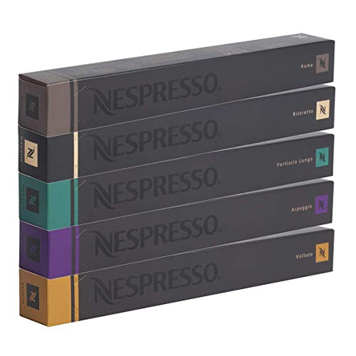 NESPRESSO Capsule Originali Caffe Assortimento, 50 - 10x Roma 10x...