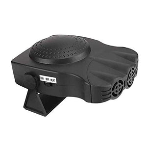 Wissec 12V Allestimenti Interni Riscaldamento Portatile per Auto Ventola Nero