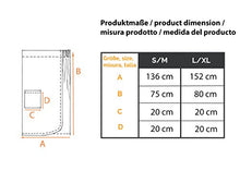 Carica l'immagine nel visualizzatore di Gallery, ZOLLNER Asciugamano da Sauna Donna, Grigio, Misura L/XL, Altri Grigio
