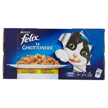 Carica l'immagine nel visualizzatore di Gallery, Purina Felix le Ghiottonerie Umido Gatto Le Varietà con Platessa, Tonno,...