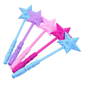 STOBOK Bacchette magiche Luminose LED Forma Stelle Bacchetta Come mostrato