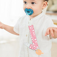 Carica l&#39;immagine nel visualizzatore di Gallery, Ciuccio Clip Baby, Catena Clips in Plastica Infantile, Clipe Ragazze - Ilgrandebazar