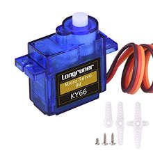 Carica l&#39;immagine nel visualizzatore di Gallery, Longruner SG90 servo micro servomotore 9G RC per comandi di robot LKY66-5