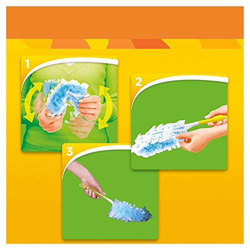 Swiffer Duster 10 Ricariche per Piumino Catturapolvere, Ricambio Cattu –