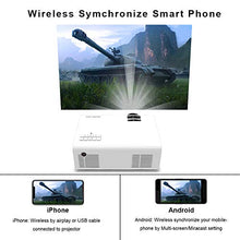 Carica l&#39;immagine nel visualizzatore di Gallery, HOLLYWTOP Home Theater Proiettori, Mini Proiettore Portatile, Video... - Ilgrandebazar