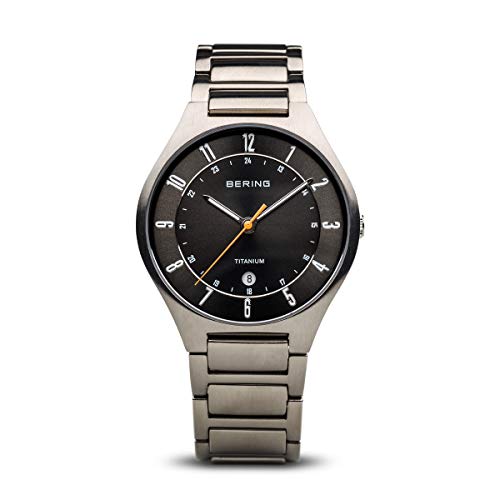 BERING Orologio Analogico Quarzo Uomo con Cinturino in Titanio 11739-772 - Ilgrandebazar