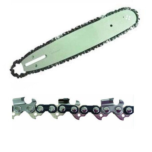 SET RICAMBIO PER MOTOSEGA 25CC LAMA BARRA CON CATENA MOTO SEGA 25 CM - Ilgrandebazar