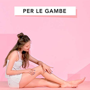 Veet Strisce Depilatorie Corpo e Gambe per Pelli Sensibili, 3 Confezioni da 16 Strisce