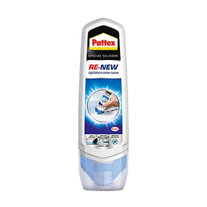 Pattex Bagno Sano Renew, sigillante bianco autolisciante, pratico sigillante... - Ilgrandebazar