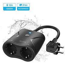 Carica l&#39;immagine nel visualizzatore di Gallery, Presa WiFi da Esterno Impermeabile Teckin 16A 4000W Intelligente...