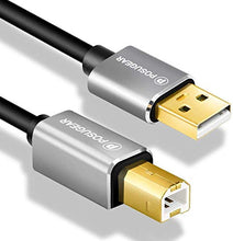 Carica l&#39;immagine nel visualizzatore di Gallery, [3M]Cavo Stampante 3 Metri , POSUGEAR USB 2.0 Cavetto Placcato oro per...