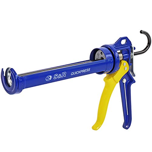 S&R Pistola per Silicone Professionale Cartucce Per catucce fino a 310 ml
