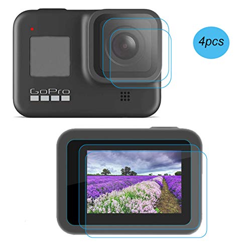 PATALACHI - Set di 4 pellicole proteggi schermo ultra trasparenti per GoPro...