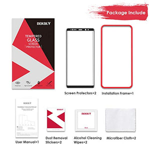 DEKOLY Vetro Temperato per Samsung Galaxy Note 9 [2 Pezzi], 3D Copertura... - Ilgrandebazar