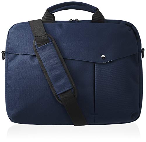 AmazonBasics, cartella da ufficio, per laptop 38, blu navy Blu