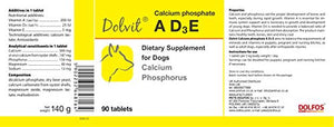 PETS Dolfos Dolvit Calcio fosfato A D3 E 90 compresse
