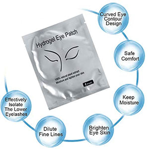 Locisne Eye Gel Pads- 100 paia di ciglia estensioni lint free