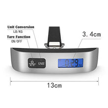 Carica l'immagine nel visualizzatore di Gallery, Bilancia Digitale, Dr.meter Pesa Bagaglio Valigie 50kg/110lb con Sensore di...