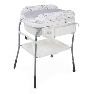 Chicco Cuddle& Bubble Bagnetto e Fasciatoio, Cool Grey Neutro - Ilgrandebazar
